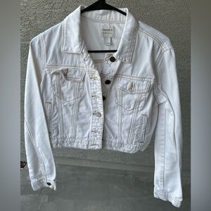 Forever 21 White Denim jacket